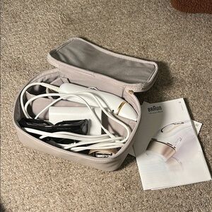 Braun Hair Removal Device with Accessories brand new never used!